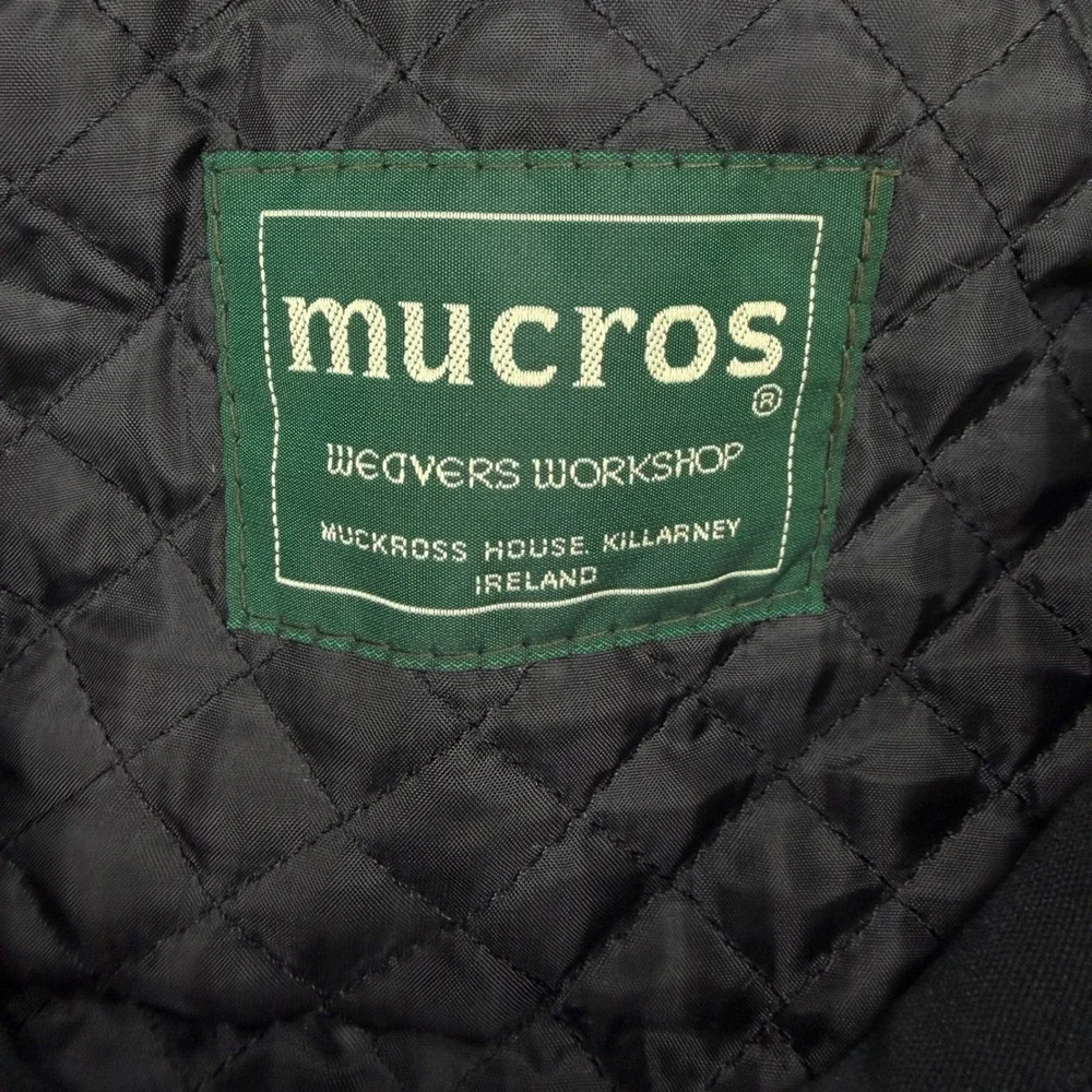 Mucros Weavers Trinity Patchwork Flat Cap Mens Large Wool Tweed Hat Ireland Blue